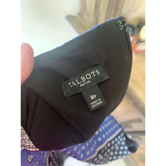 Talbots Multicolored sleeveless dress - Picture 5 of 13